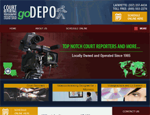 Tablet Screenshot of godepo.com